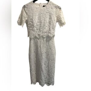 LULUS Lace Midi Dress XS